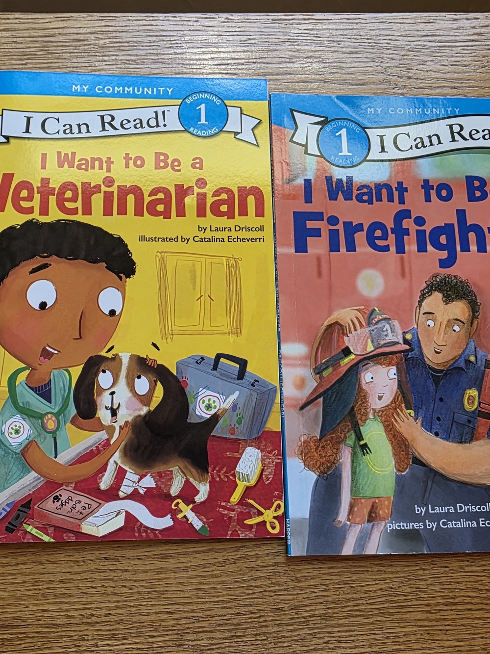 2 Harper "I Can Read!" Beginner Reading Level 1 Books